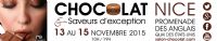 Salon du chocolat et saveurs d'exception. Du 13 au 15 novembre 2015 à Nice. Alpes-Maritimes.  10H00